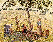 Camille Pissarro Apple harvest at Eragny Germany oil painting artist